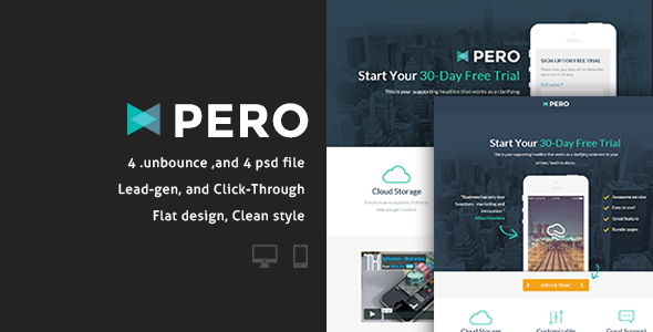 Download Pero – Bundle Unbounce pages Nulled 