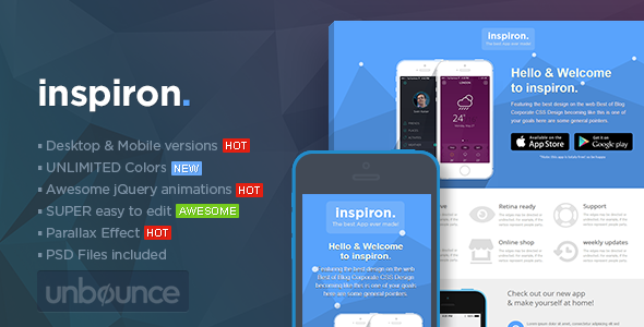 Download inspiron – Unbounce Landing Page Templates Bundle Nulled 