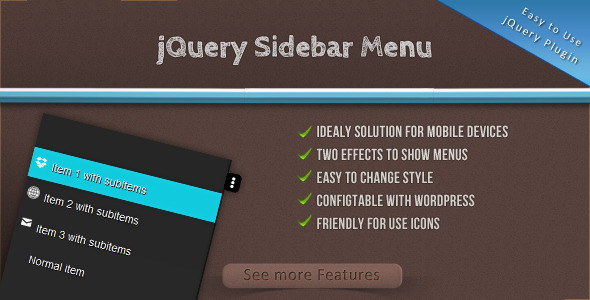 Download jQuery Sidebar Menu Nulled 