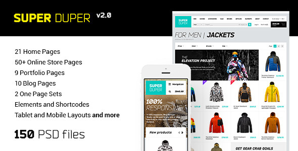 Download Super Duper | PSD Template Nulled 