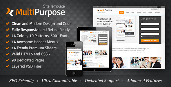 Download MultiPurpose – Responsive HTML5 Website Template Nulled 