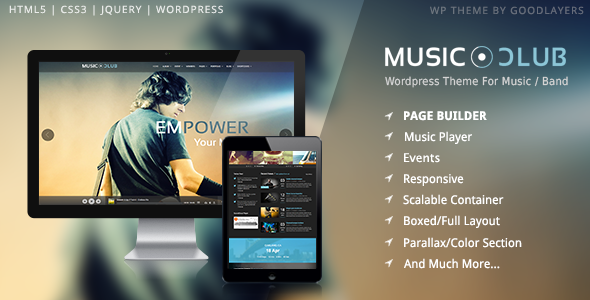 Download Music Club – Band | Party WordPress Nulled 