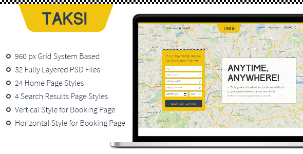 Download Taksi – PSD Nulled 