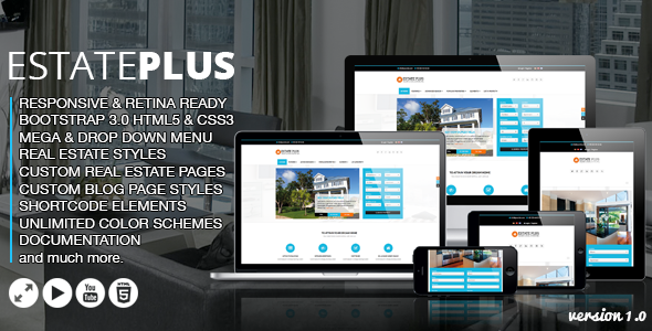 Download Estate Plus HTML5 Website Template Nulled 