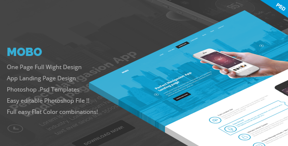 Download Mobo – One Page App Landing Page Nulled 