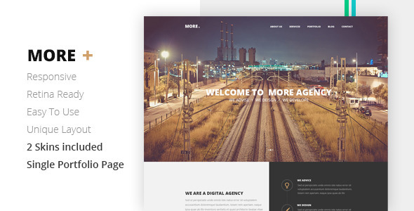 Download MORE Creative One Page Template Nulled 