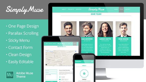 Download SimplyMuse – One Page Muse Theme Nulled 