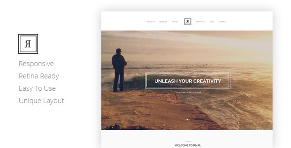 Download RIVAL Creative One Page Template Nulled 