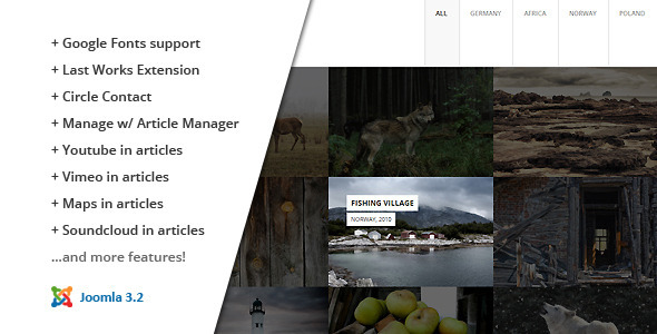 Download FULLSCREEN :: Photography Joomla Template Nulled 