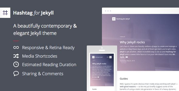 Download Hashtag for Jekyll – An Elegant Blog Theme Nulled 