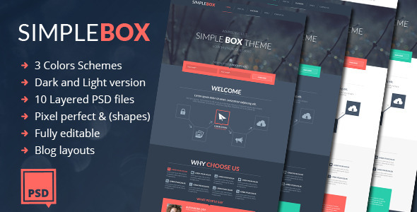 Download Simple Box – One Page Multi-Purpose Psd Theme Nulled 