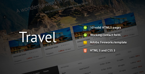 Download Travel – Premium HTML Template Nulled 