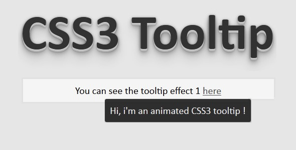 Download Full CSS3 Tooltip Nulled 