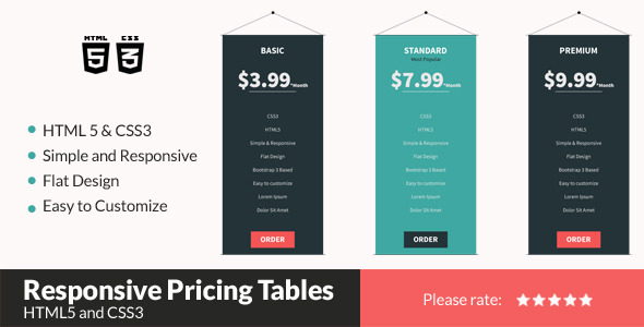 Download Responsive Web Pricing Tables Nulled 