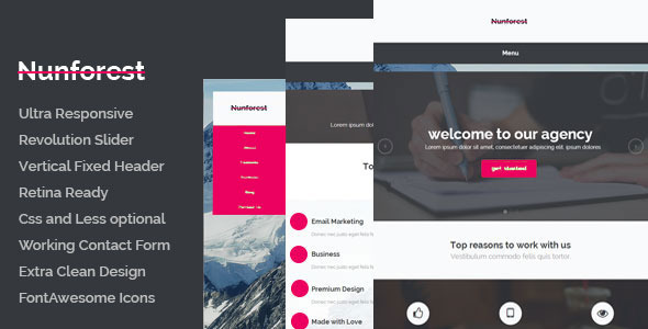 Download Nunforest – Multipurpose html template Nulled 