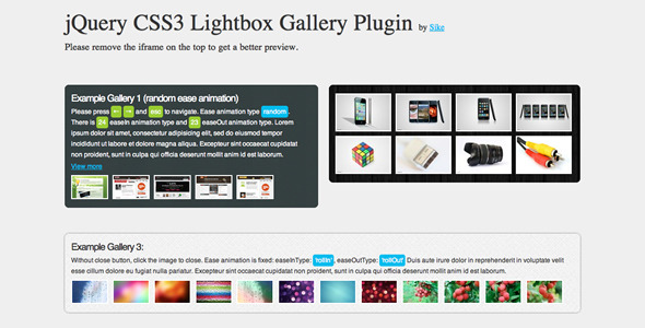 Download jQuery CSS3 Lightbox Gallery Plugin Nulled 