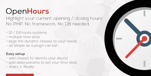 Download OpenHours – Highlight your Opening / Closing Hours Nulled 