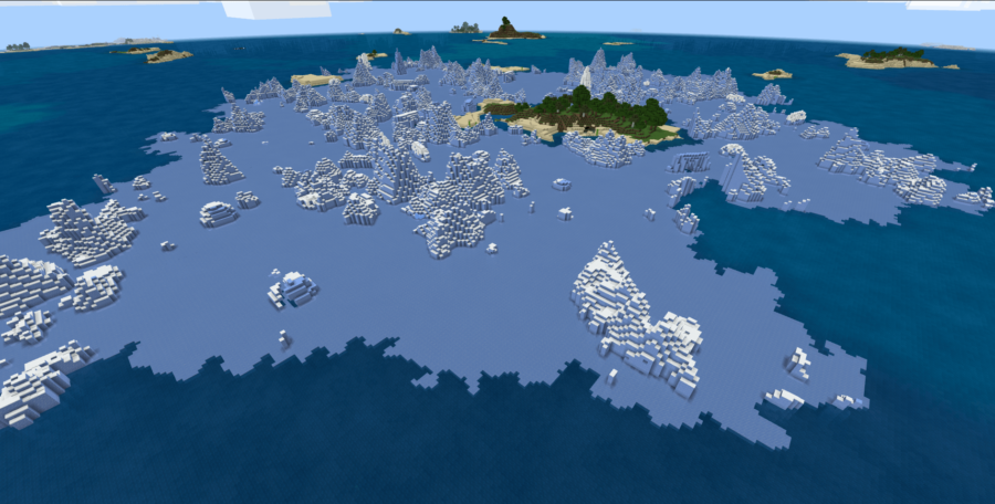 Fortress of Solitude Minecraft Seed.
