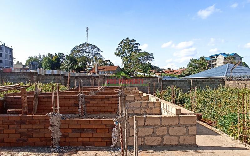 Commercial Plot for Sale Kikuyu (With 4 Floors Bedsitters Foundation)