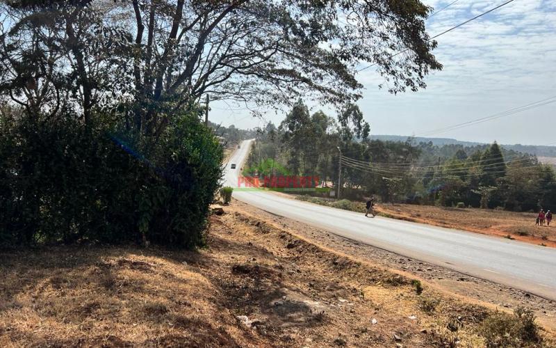 Commercial 50 By 100fts Plot For Sale In Kikuyu, Gikambura (touching Tarmac).