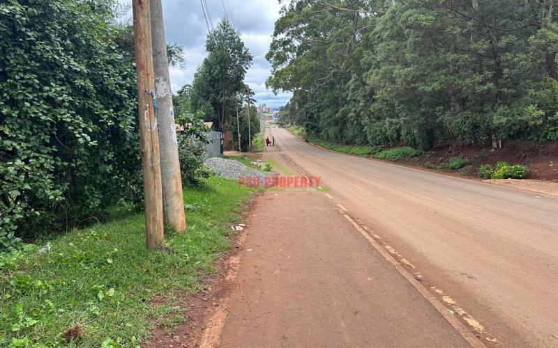 Prime Commercial Plot For Sale In Kikuyu Town (fronting The Tarmac).