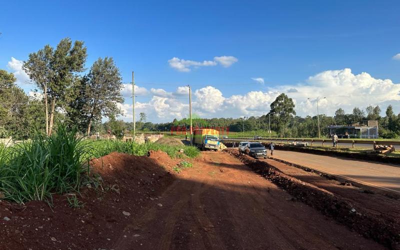 Prime Commercial One Acre Block Land For Sale Touching Southern Bypass Tarmac In Kikuyu, Thogoto.