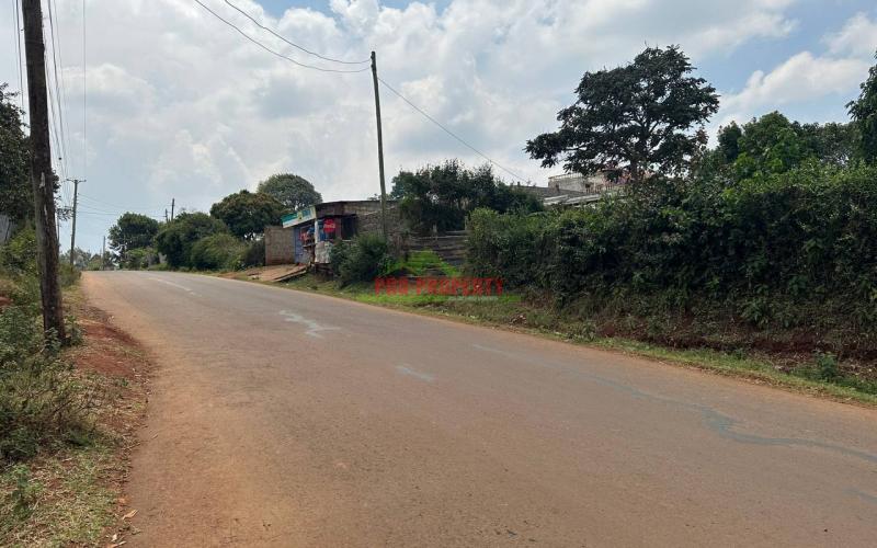 Commercial Plot For Sale Fronting Tarmac in Kinoo,Muthiga