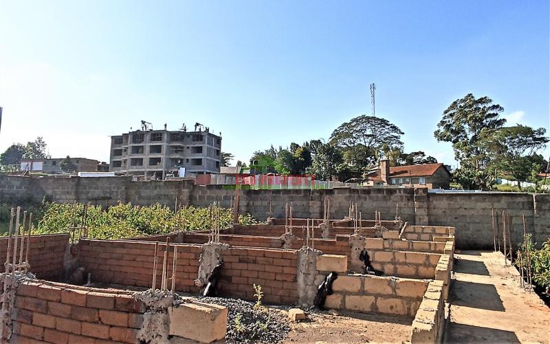 Commercial Plot for Sale Thogoto (With 4-Floor Foundation for Bedsitters)