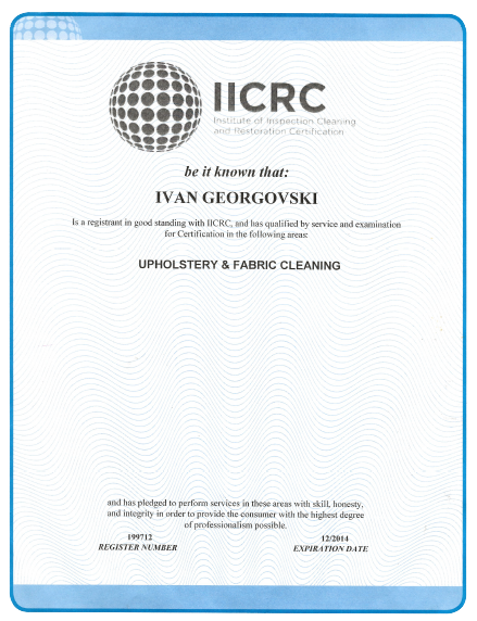 IICRC-Certification