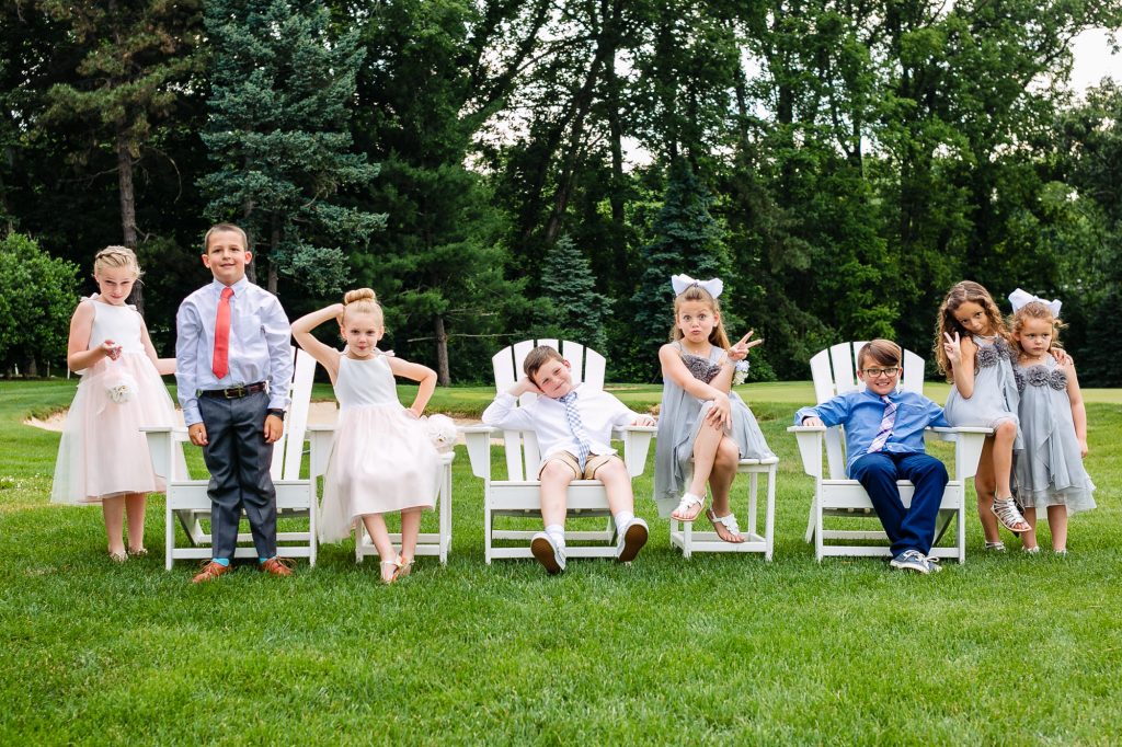 kids at the wedding is one reason why hire a wedding a planner