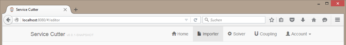 Screenshot Menu Import