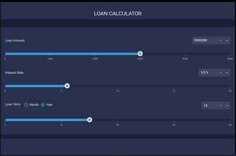 Blazor Range Slider