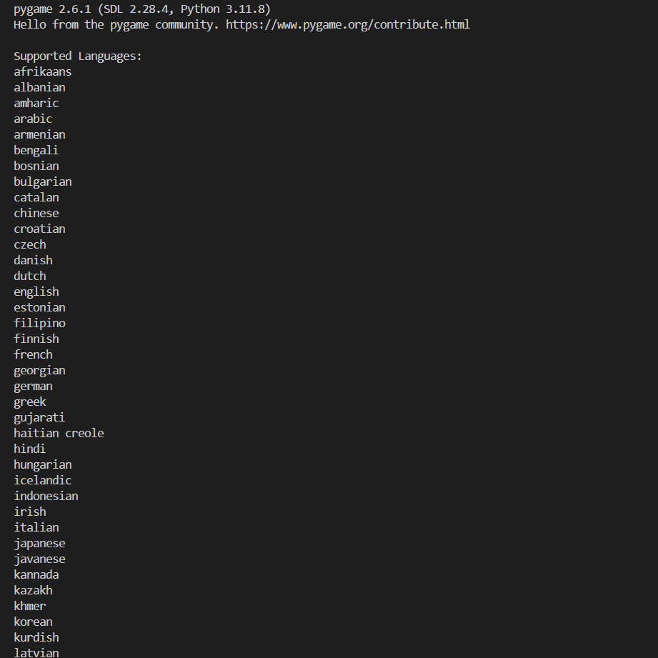 run screen
