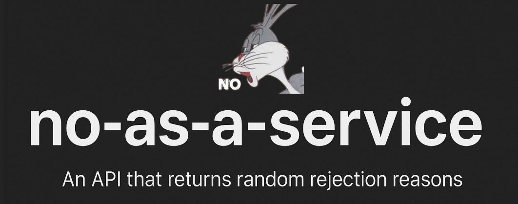 No-as-a-Service Banner