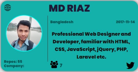 MD Riaz | card