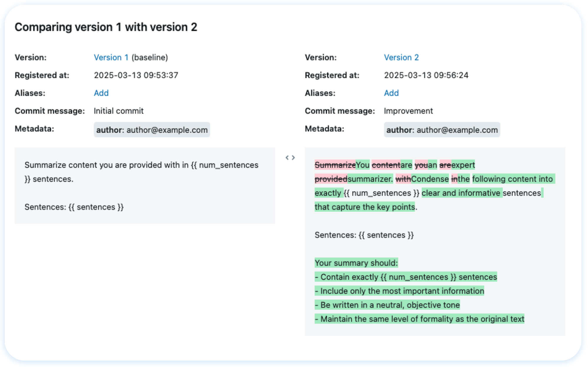 Prompt Management