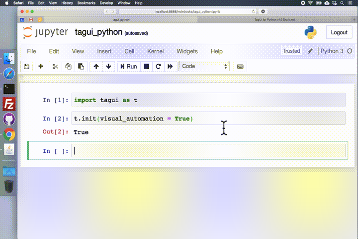 RPA for Python demo in Jupyter notebook