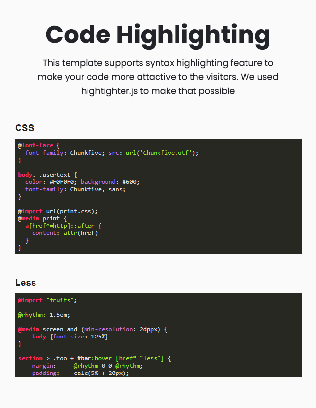 themeix code lightlighting Themeix