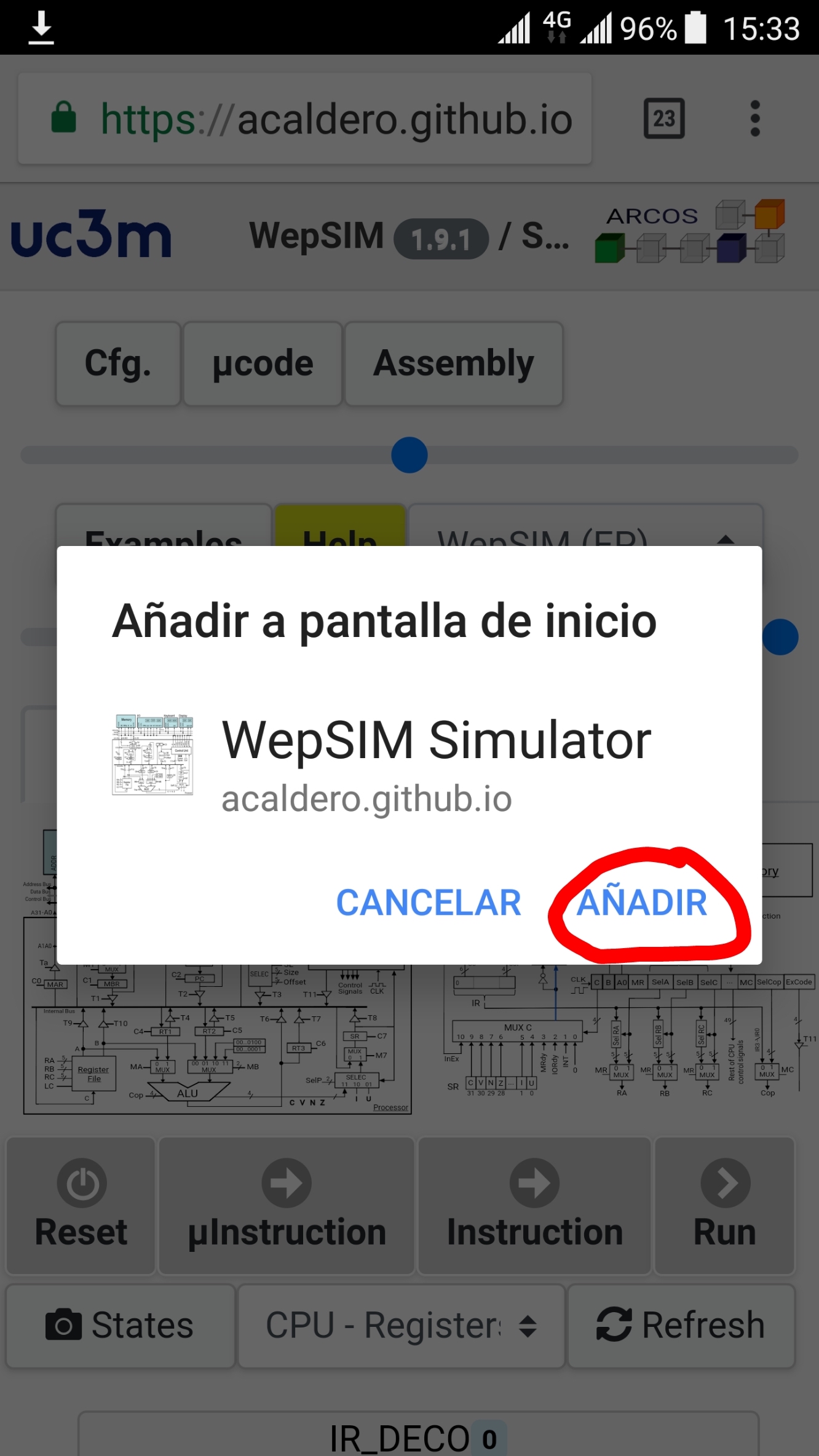 wepsim screenshot android