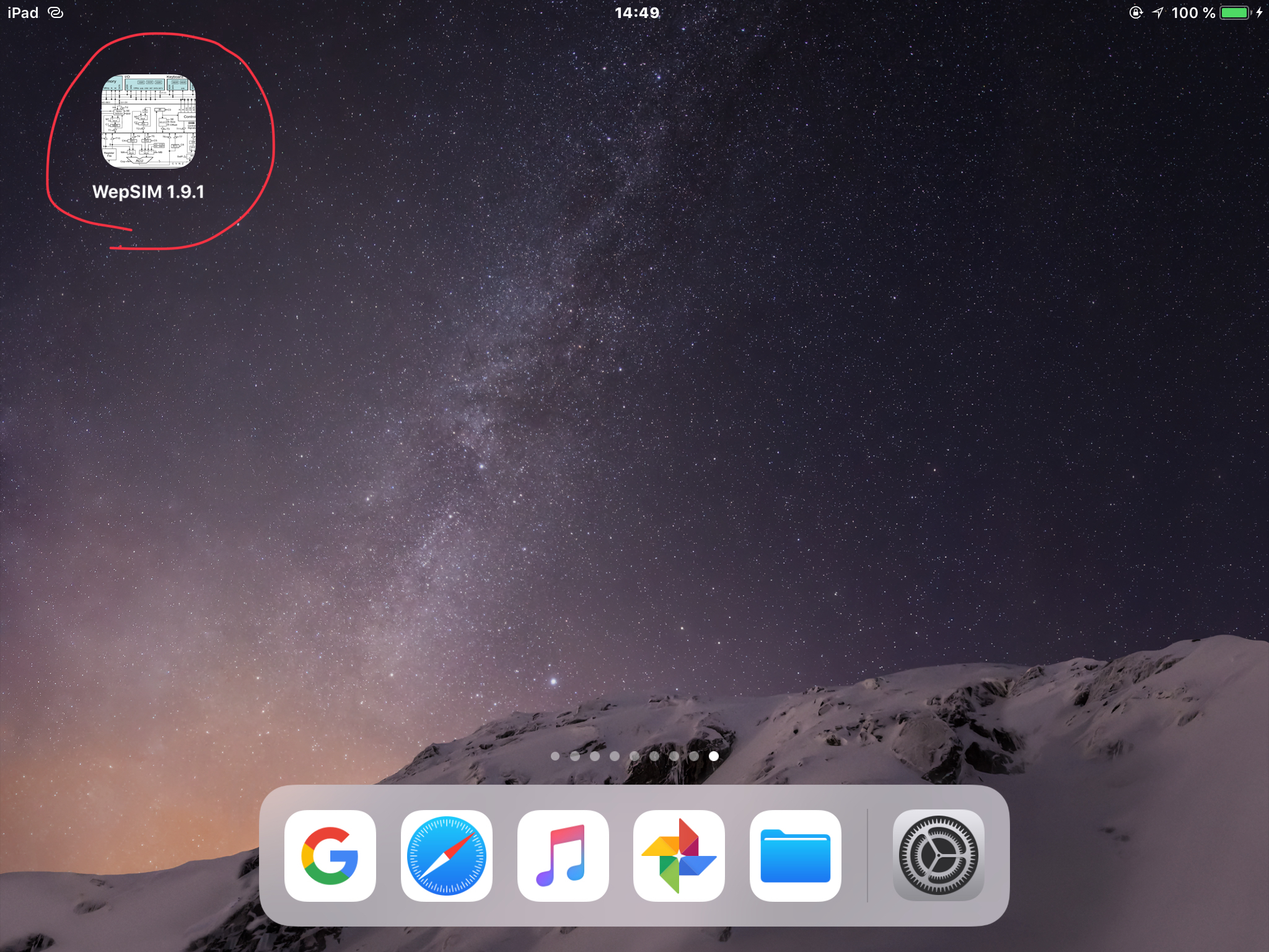 wepsim screenshot ios