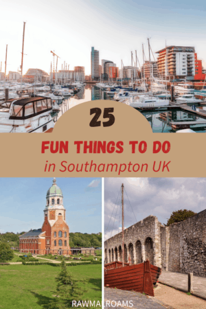 A Guide to best things to do in Southampton UK written by a local. #southampton #southamptonthingstodo #southamptonengland