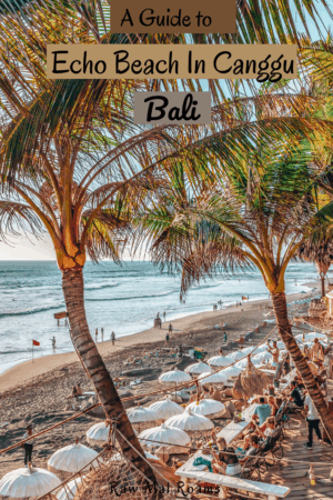 Planning on visiting Echo Beach in Canggu? This post includes everything you need to know. | #cangguguide #balitravel #balibeaches #echobeach