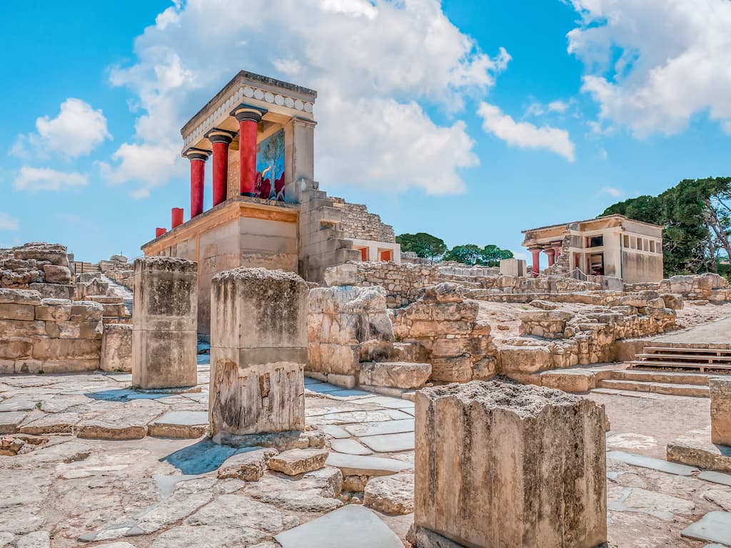 Knossos Crete Greece 