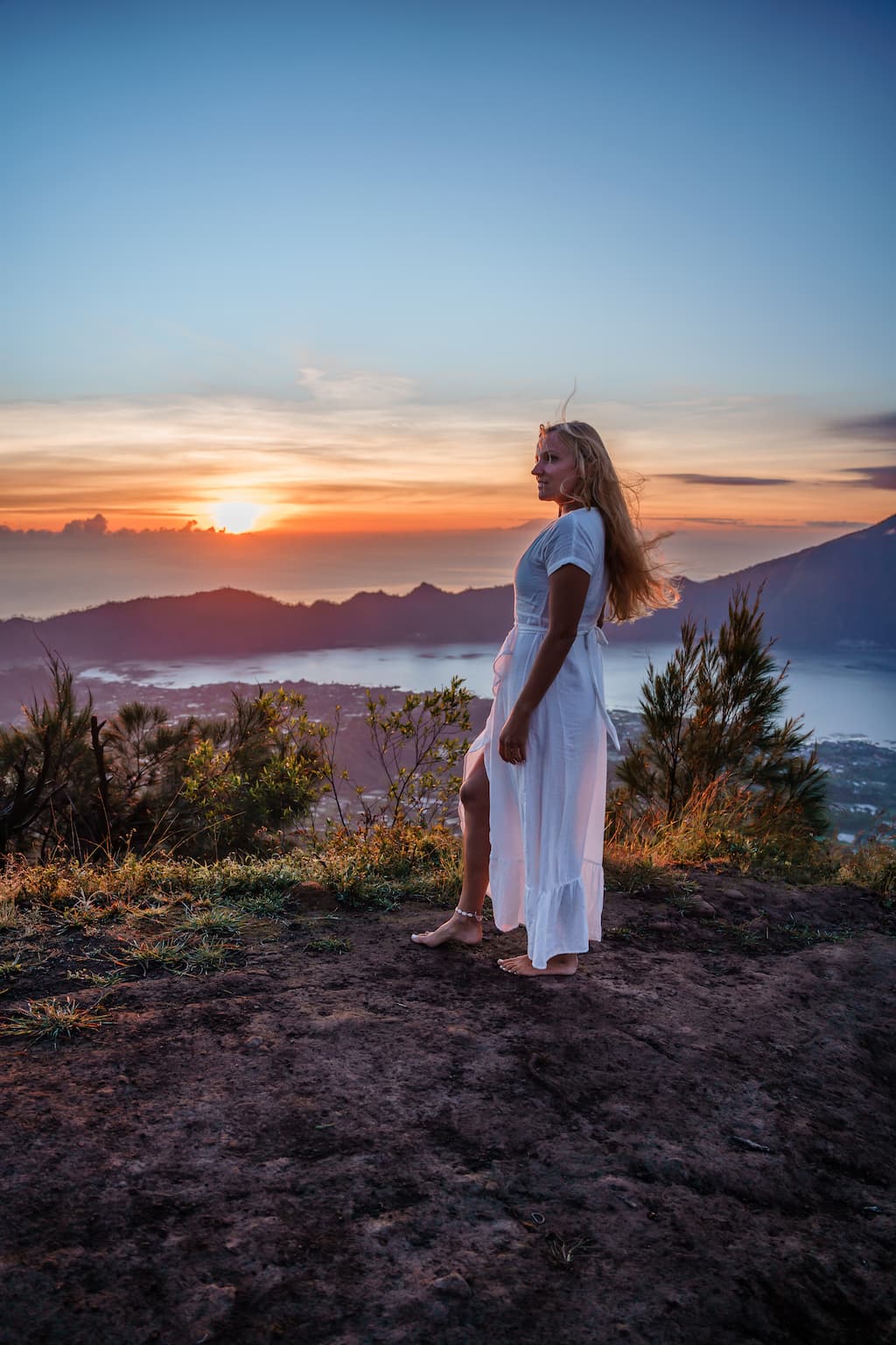 Mt Batur, Bali, sunset captions for instagram photos