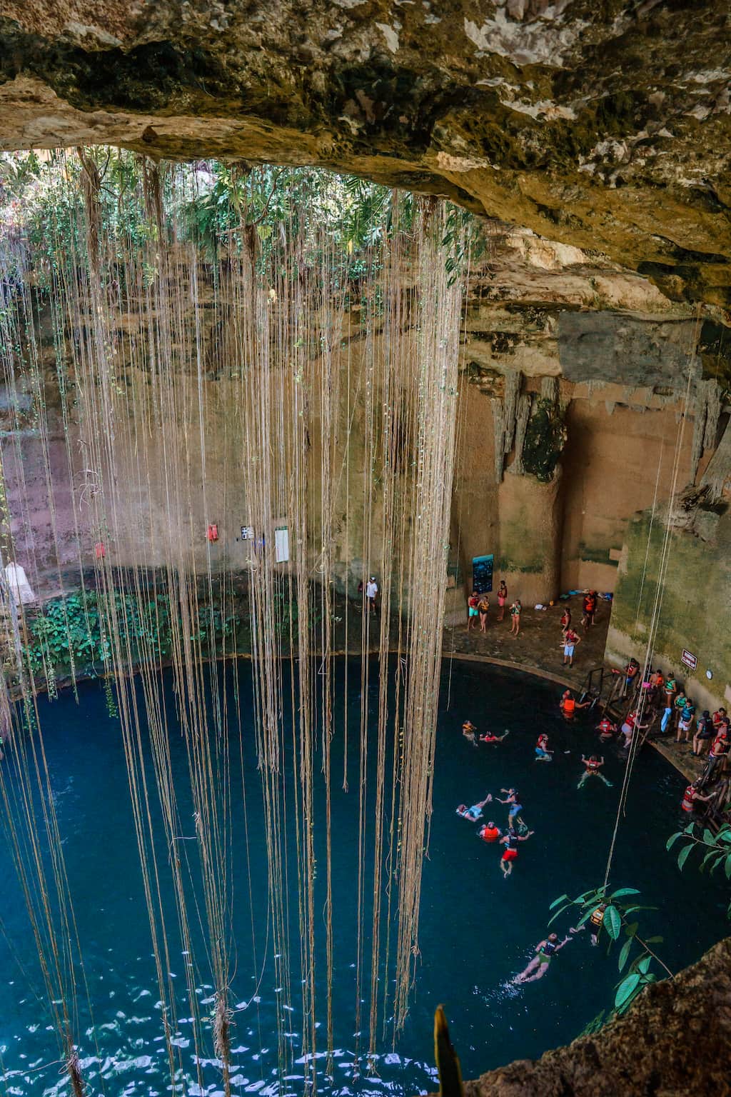 Most Cancun to Chichen Itza tours also include a stop at  Cenote Ik Kil.