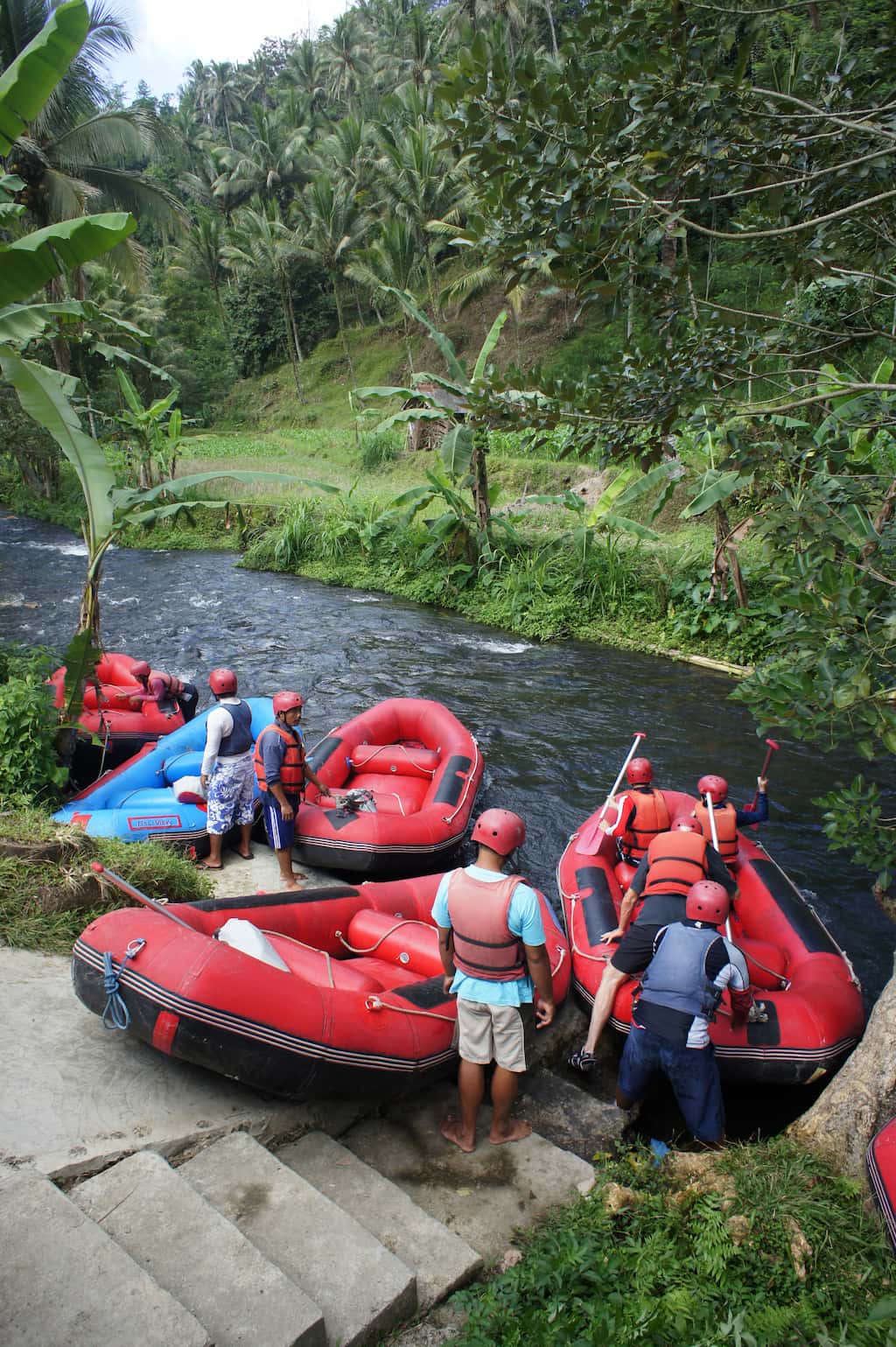 Telaga Waja river rafting is one oof the best adventurous things to do in Sidemen.
