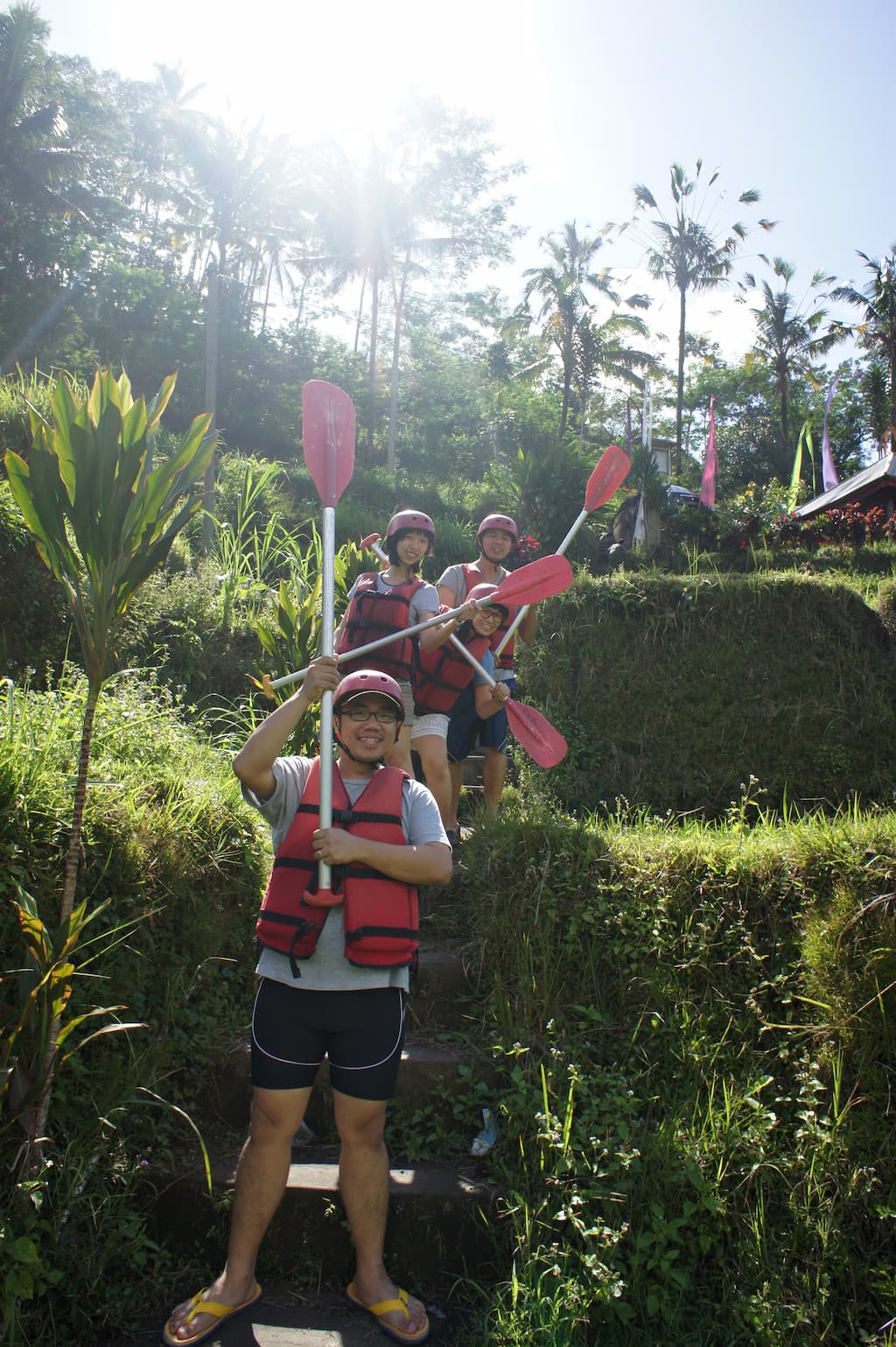 Telaga Waja river rafting is one oof the best adventurous things to do in Sidemen. 