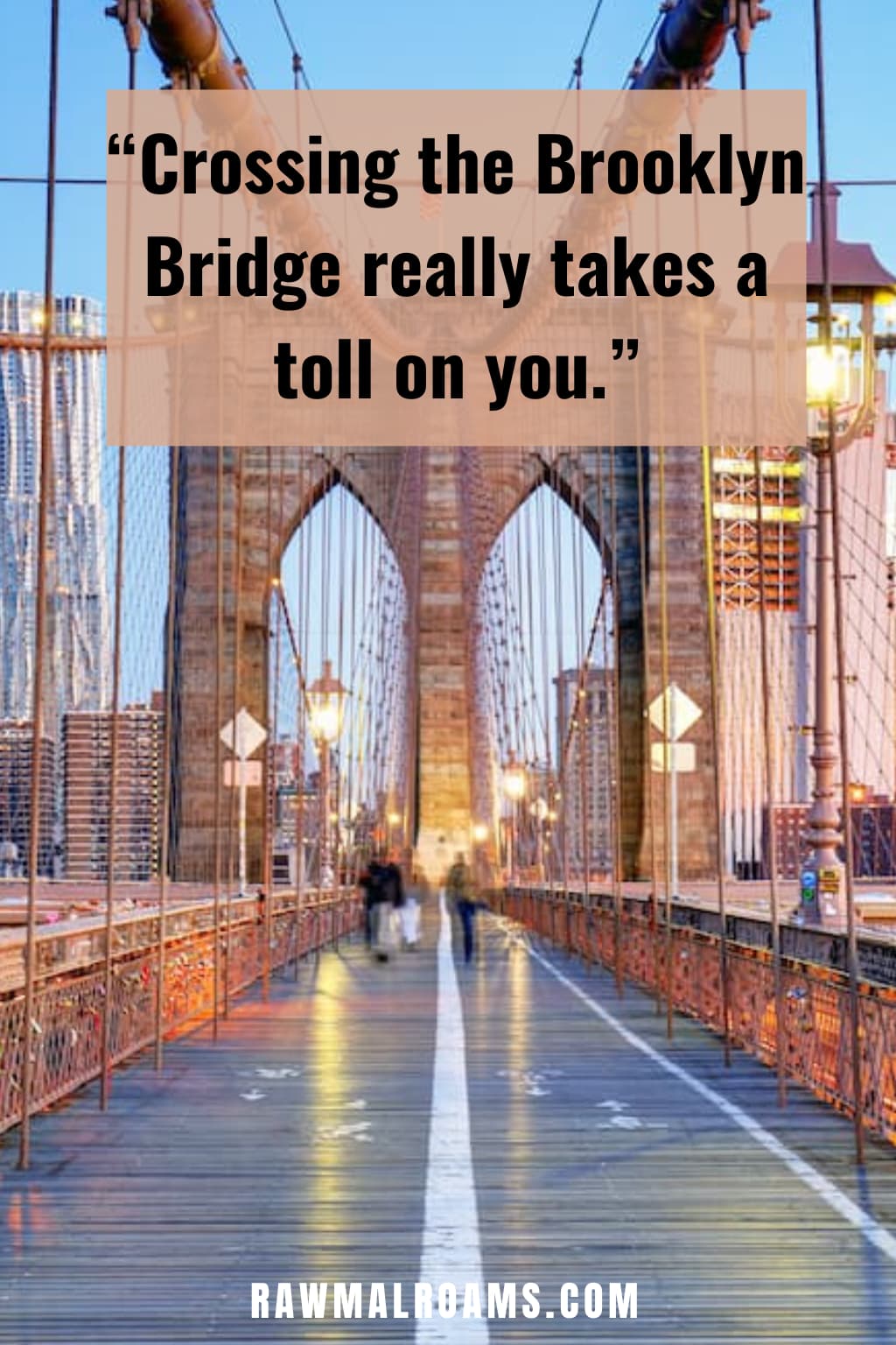 Brooklyn bridge quotes.