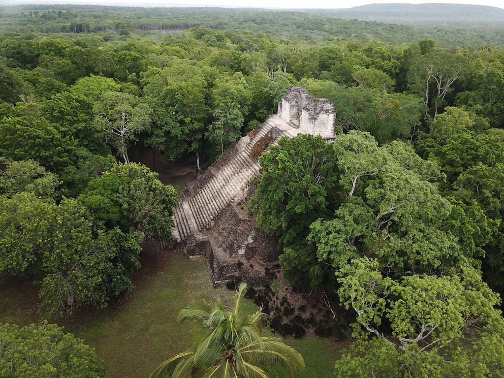 Visiting Dzibanche Ruins is one of the best day trip s from Bacalar for history lovers.