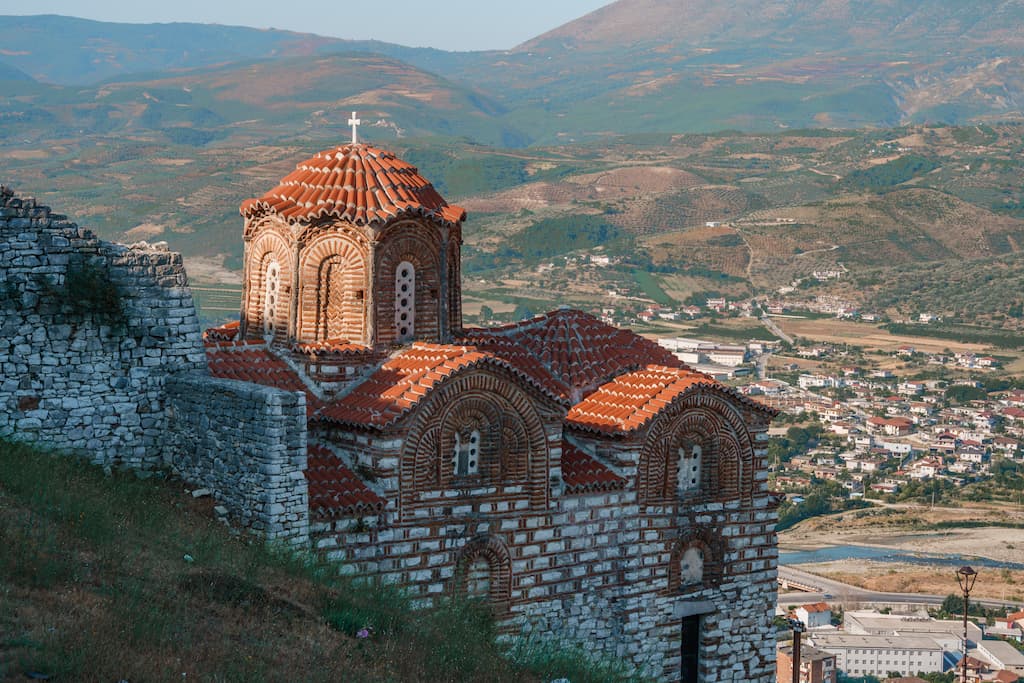 When renting a car in Albania you can visit places like Berat.